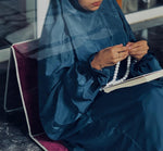 Load image into Gallery viewer, السماوات : Dark Sky Luxe Solid Prayer Dress
