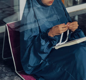 السماوات : Dark Sky Luxe Solid Prayer Dress