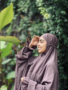 (Copy) أَرْض : Amarthine Luxe Solid Prayer Dress