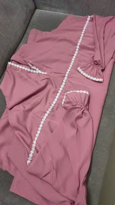 Light rose plain prayer dress