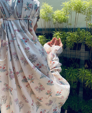 Cream cotton prayer dress