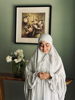 Load image into Gallery viewer, رماد - AshStone Luxe Solid Prayer Dress
