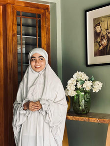 رماد - AshStone Luxe Solid Prayer Dress