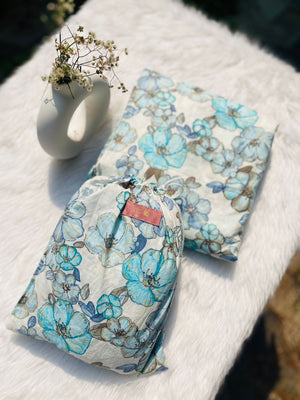 Serene Petals Cotton Prayer Dress