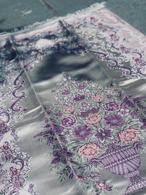 Dark Pink Firdaus Premium prayer mats