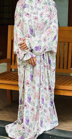 Load image into Gallery viewer, Ward Al Laylak Floral Prayer Dress

