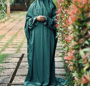 نَبات : Foliage Luxe Solid Prayer Dress