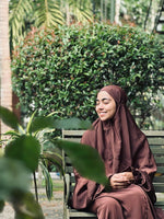 Load image into Gallery viewer, شوكولاتة - Choco-latte Luxe Solid Prayer Dress
