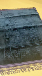 Load image into Gallery viewer, Velvet Foam Prayer Mat - Blue
