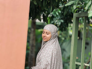 Ivory Ditzy Flora Cotton Prayer Dress