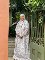 Load image into Gallery viewer, Azure Cotton Prayer Dress
