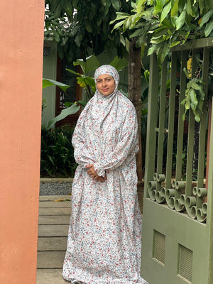 Azure Cotton Prayer Dress