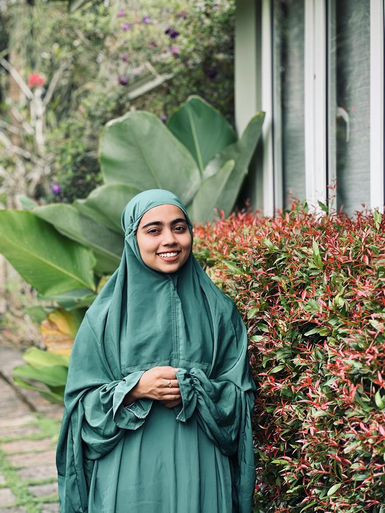 نَبات : Foliage Luxe Solid Prayer Dress