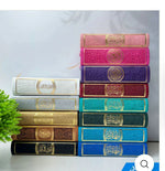 Load image into Gallery viewer, Leather Embossed Mini Rainbow Quran
