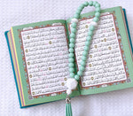 Load image into Gallery viewer, Leather Embossed Mini Rainbow Quran
