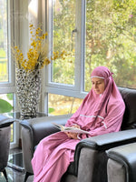 Load image into Gallery viewer, Onion pink pastel prayer dress
