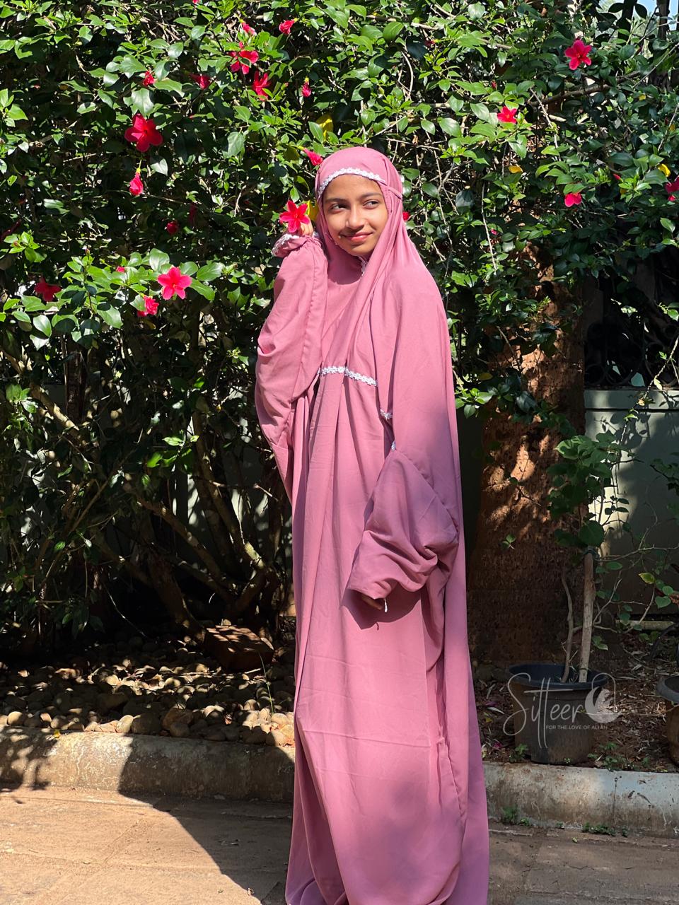 Onion pink pastel prayer dress