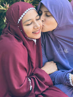 Load image into Gallery viewer, BOLD MAROON PRAYER DRESS
