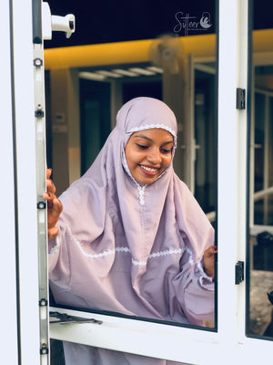 Lavender Pastel Prayer Dress