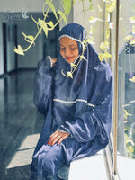 Load image into Gallery viewer, Bold Navy Blue Prayer Dress
