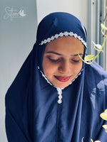 Load image into Gallery viewer, Bold Navy Blue Prayer Dress
