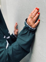 Load image into Gallery viewer, BOLD BOTTLE GREEN PRAYER DRESS
