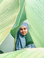 Load image into Gallery viewer, FOAMY BLUE PASTEL PRAYER DRESS
