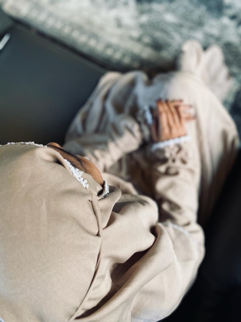 Earthy Dust Prayer Dress  no