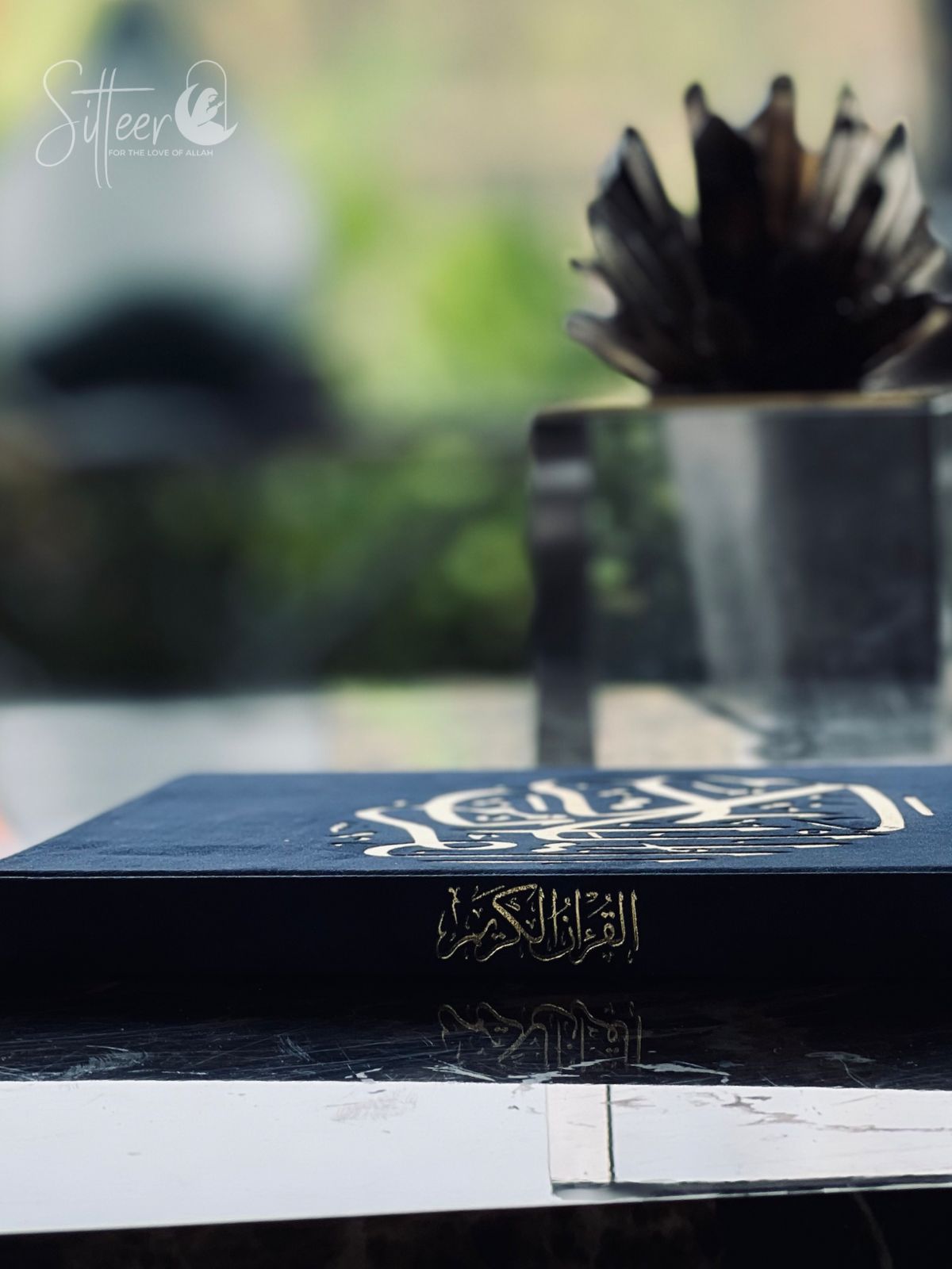 Velvet Quran - Navy Blue