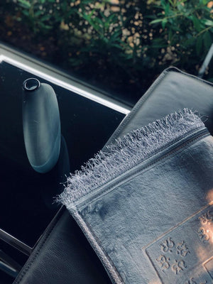 Velvet Foam Prayer Mat - Grey