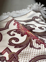 Load image into Gallery viewer, Maroon Spiral Prayer Mat
