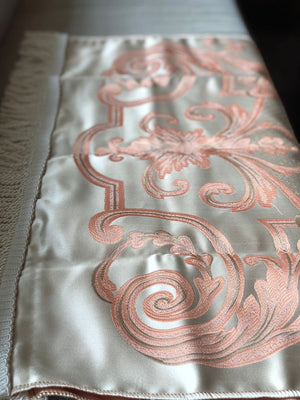 Dusty Peach Spiral Prayer Mat