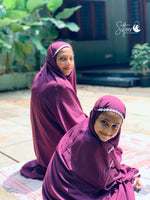 Load image into Gallery viewer, Plum Kids Prayer Dress
