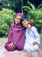 Load image into Gallery viewer, Plum Kids Prayer Dress
