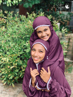 Load image into Gallery viewer, Plum Kids Prayer Dress
