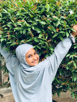 Load image into Gallery viewer, Foamy Blue Kids Prayer Dress
