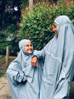 Load image into Gallery viewer, Foamy Blue Kids Prayer Dress
