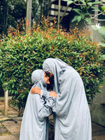 Load image into Gallery viewer, Foamy Blue Kids Prayer Dress
