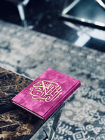 Load image into Gallery viewer, Magenda Velvet Quran
