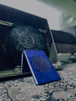 Load image into Gallery viewer, Ink Blue Velvet Quran
