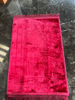 Load image into Gallery viewer, Velvet Foam Prayer Mat - Red
