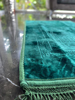 Load image into Gallery viewer, Velvet Foam Prayer Mat - Green

