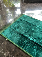 Load image into Gallery viewer, Velvet Foam Prayer Mat - Green
