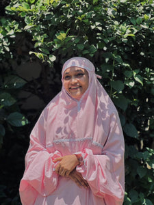 Salmon Pink Prayer Dress