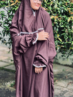 Load image into Gallery viewer, Sky Blue Pastel Prayer Dress
