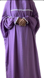 Load image into Gallery viewer, Bold Purple Prayer Dress
